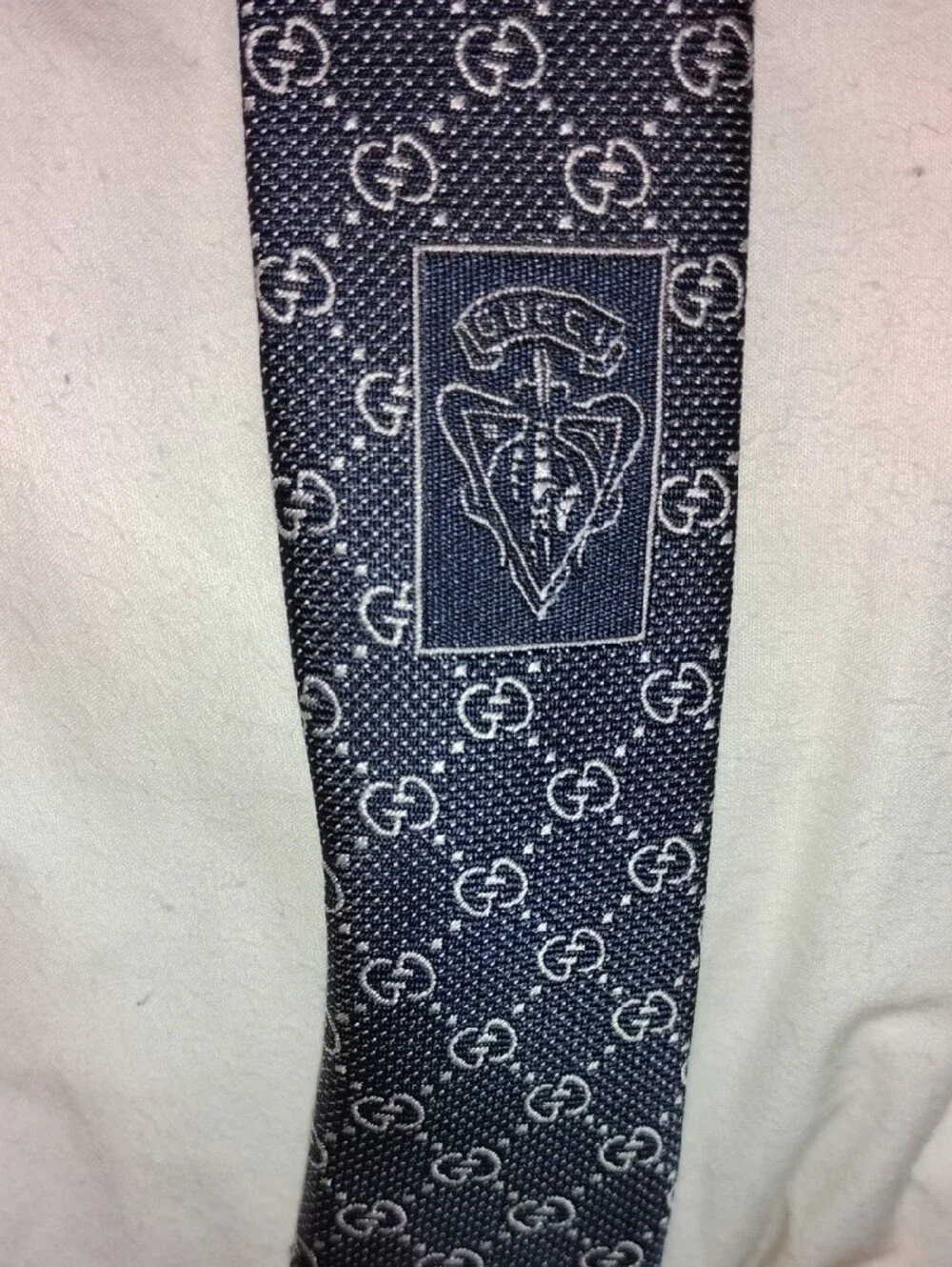 Gucci   Silk Tie with GG Monogram